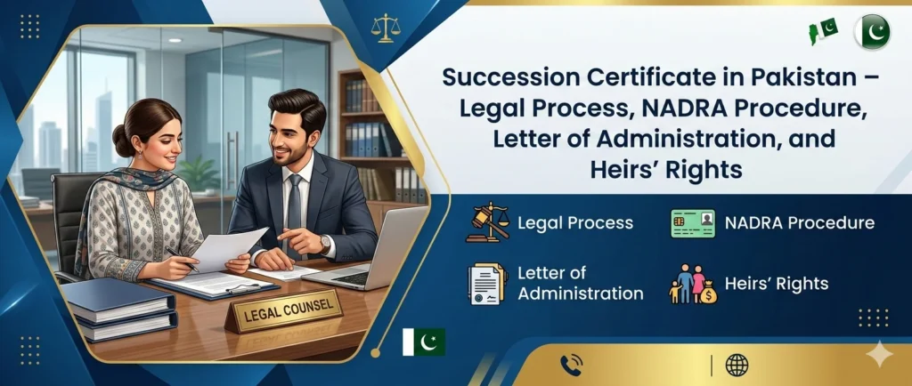 Succession Certificate in Pakistan NADRA process for heirs