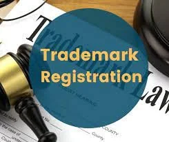 Trademark registration text on a document